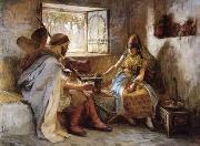 unknow artist Arab or Arabic people and life. Orientalism oil paintings  329 Sweden oil painting artist